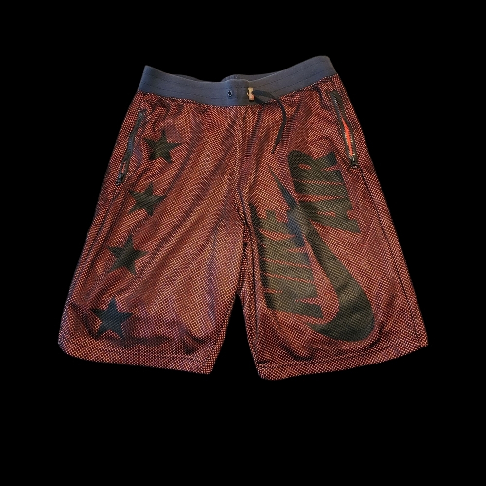 Nike Air Red and Black Mesh Shorts